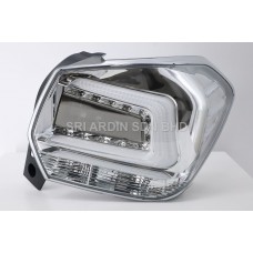 Subaru XV 15- Clear Chrome Light Bar LED Tail Lamp